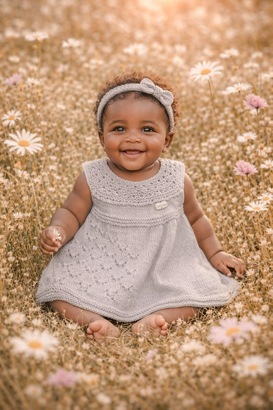 The Butterfly Dress - Wild Lavender (6-9 months)