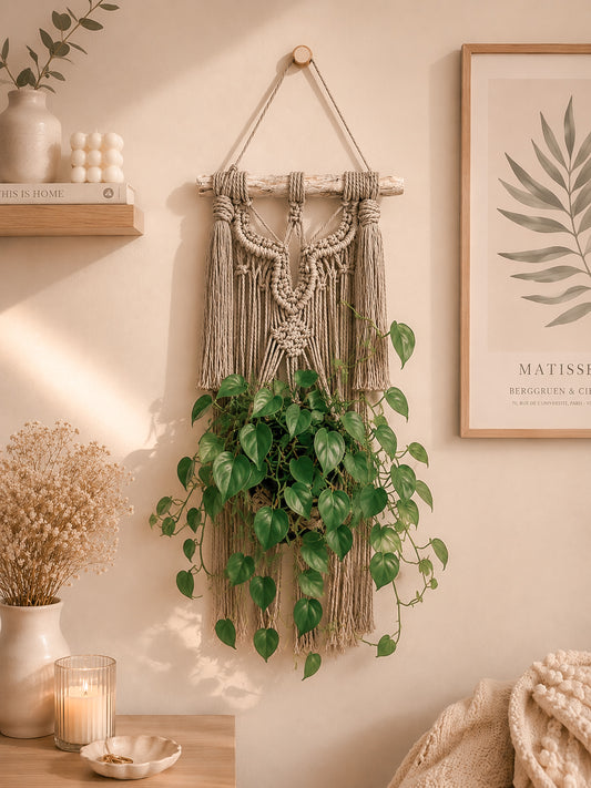 Small Macramé Plant Holder