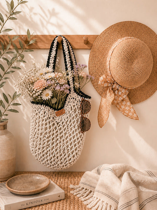 Marker Mesh Bag - Birch White