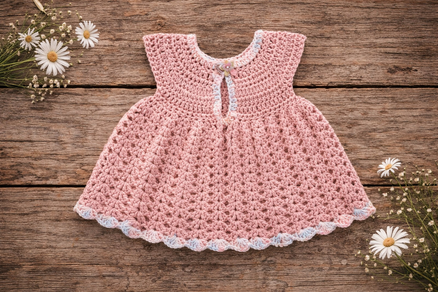 The Wildflower Dress - Dusty Rose (6-9 months)