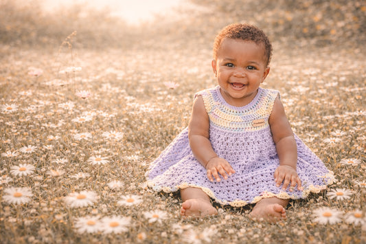 The Wildflower Dress - Easter Bloom (0-3 months)