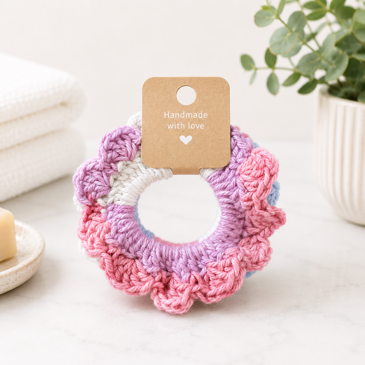 Crochet Hair Scrunchies