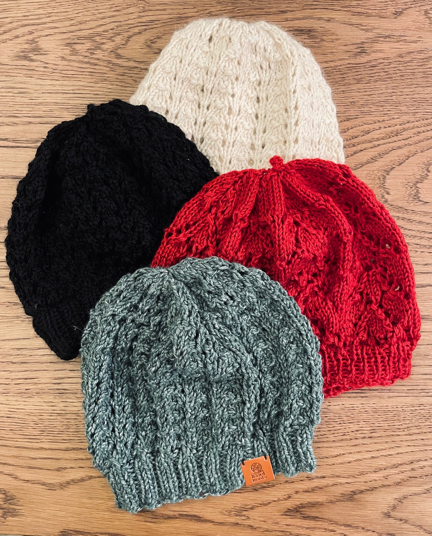 Lace Stitch Beanies