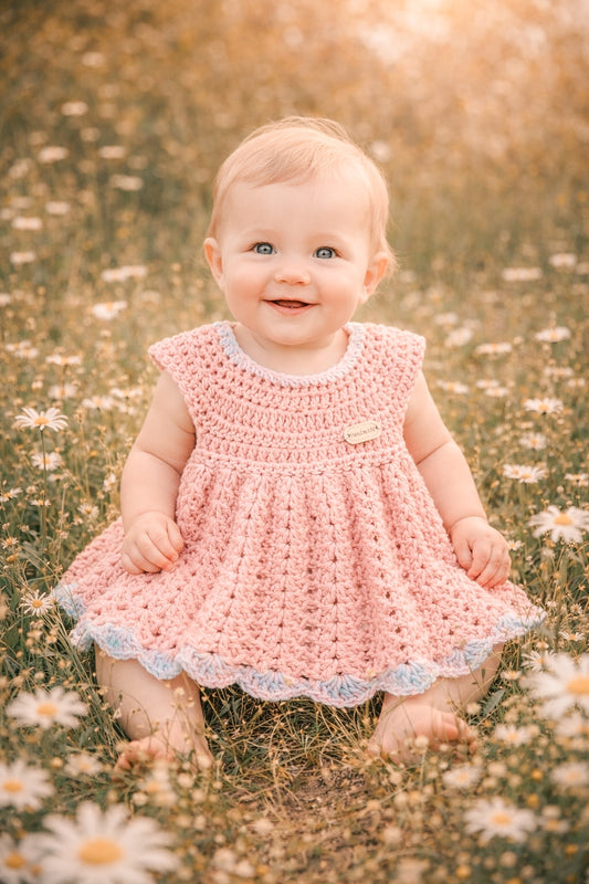 The Wildflower Dress - Dusty Rose (6-9 months)